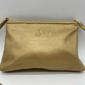 Vintage Jones gold color New York handbag